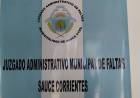 Juzgado Administrativo de Faltas – Sauce.