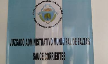 Juzgado Administrativo de Faltas – Sauce.
