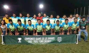 Club Juventud Unida. Continúa el Campeonato de los Barrios.