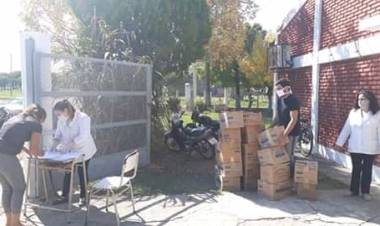 Entregaron Módulos Alimenticios.