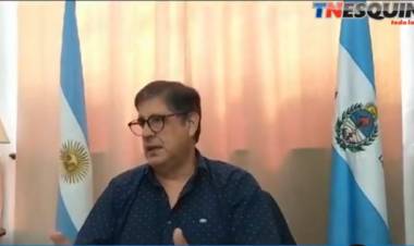 Intendente de Esquina Hugo Benítez.