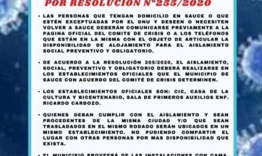 El Comité de Crisis COVID-19 de SAUCE, informa: