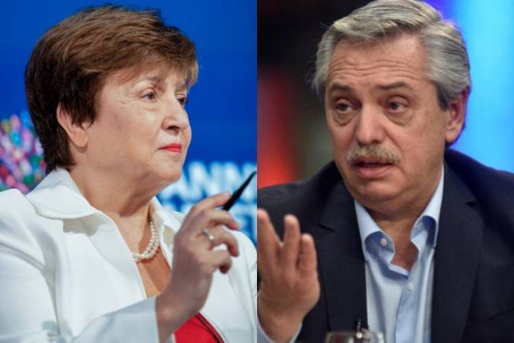 Alberto Fernández habló con la titular del FMI Kristalina Georgieva: 