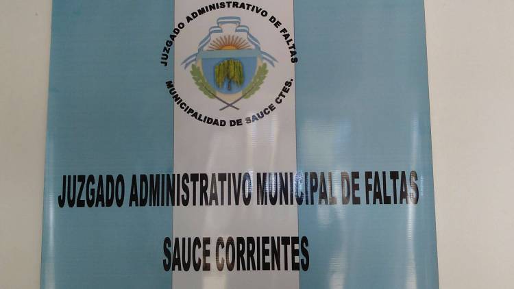 Juzgado Administrativo de Faltas – Sauce.