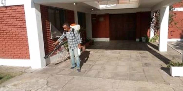 Se Realizaron Fumigaciones en Varias Escuelas de Sauce.
