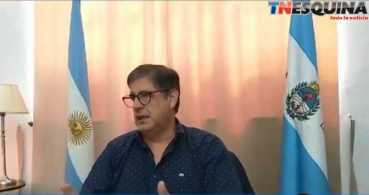 Intendente de Esquina Hugo Benítez.