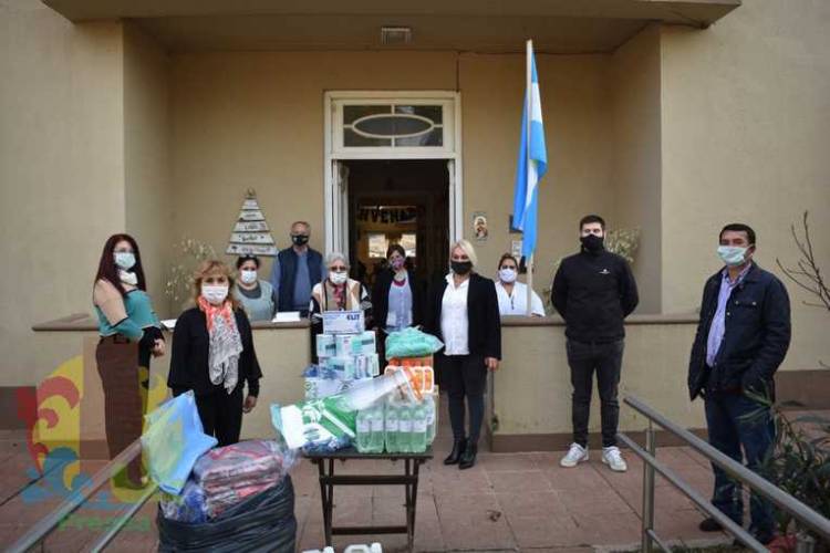 Monte Caseros. La Casa  de Anciano recibió recursos e insumos.