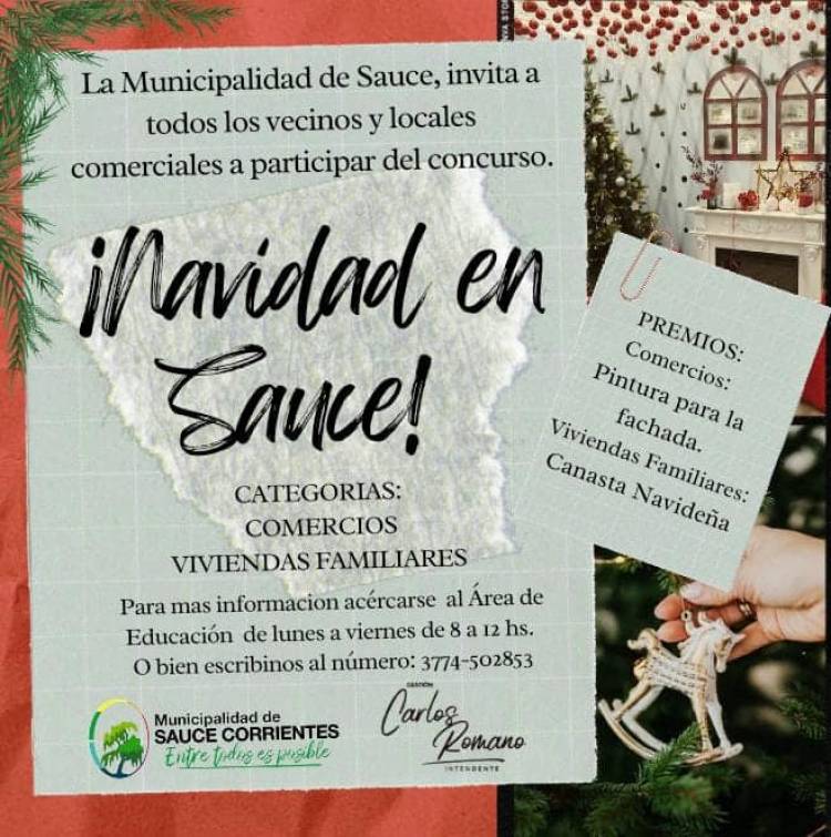 Concurso Navideño en Sauce.